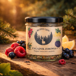 Zagajnik Zdrowia – napar owocowo-ziołowy Bliżej Lasu w słoiku