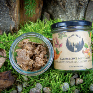 CZEKOLADOWE KĄSKI MIGDAŁOWE Z KARMELEM