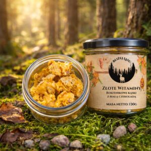 rokitnikowe kąski w białej czekoladzie 130 g w słoiku