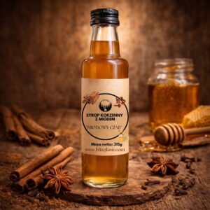 syrop korzenny z miodem bliżej lasu