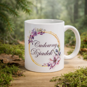 kubek cudowny dziadek prezent dla dziadka kubek ceramiczny z napisem