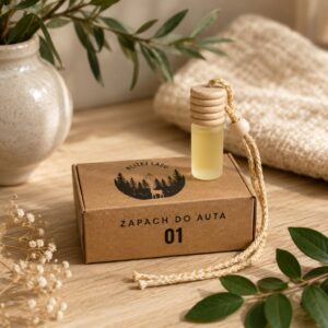 Zapach do auta 01 Leśny Świt – naturalny odświeżacz powietrza Bliżej Lasu