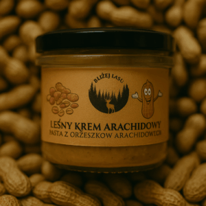 pasta z orzeszków arachidowych 100% w słoiku