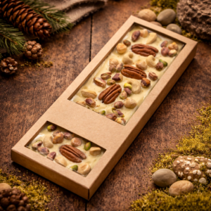 czekolada biała z miksem orzechów orzechowy zakątek