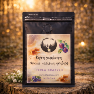 kawa perła brazylii 200 g 100 arabica nuty karmelu i śliwki