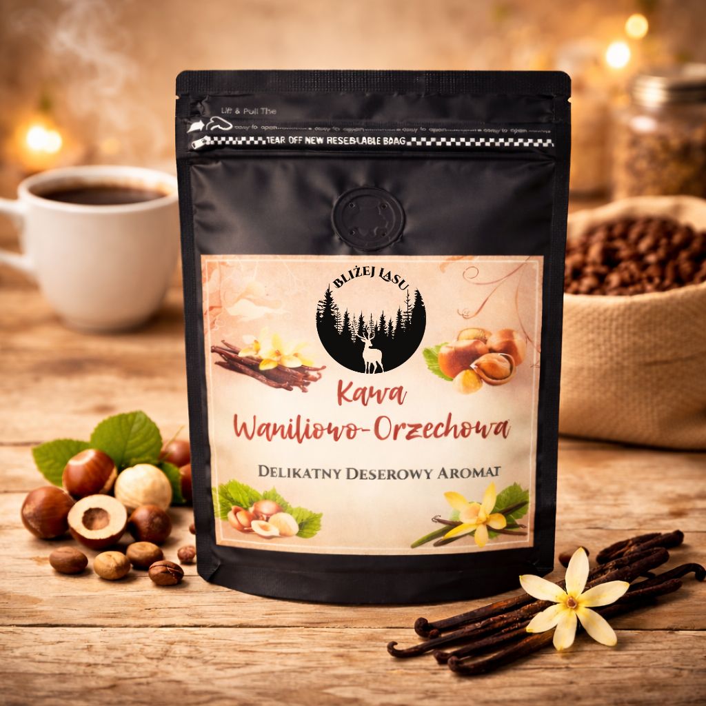 Kawa mielona Waniliowo-Orzechowa 100% Arabica – 200 g