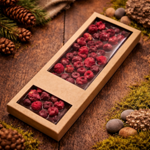 czekolada deserowa z maliną liofilizowaną malinowa głębia