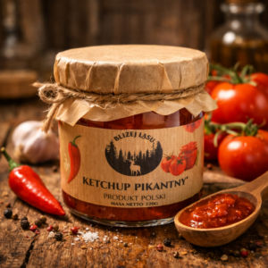 ketchup pikantny 220 g ostry ketchup pomidorowy