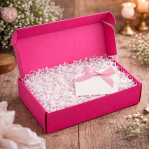 pudełko fasonowe ozdobne fuksja 330x250x100