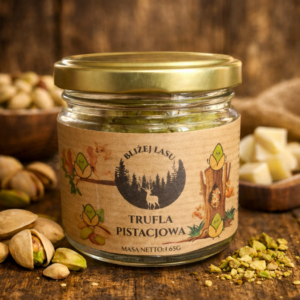 trufle pistacjowe ręcznie robione praliny pistacjowe