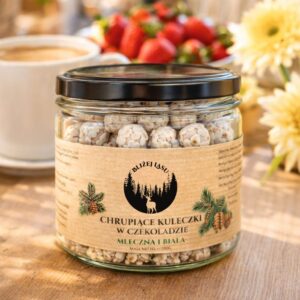chrupiące kuleczki w czekoladzie bliżej lasu