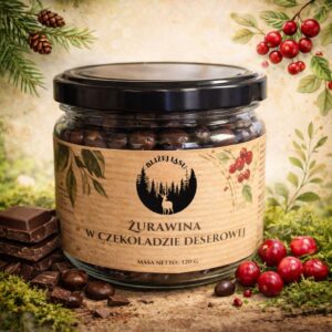 żurawina w czekoladzie bliżej lasu